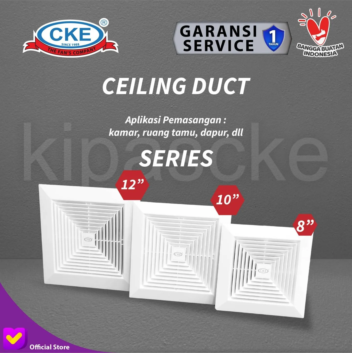 Cd Bpt Mrs Ceiling Duct Kipas Cke