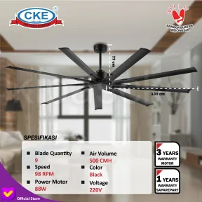 Ceiling Fan CF-120-9BL/AL-BLK-ALL 3 cf_120_9bl_al_blk_all_10