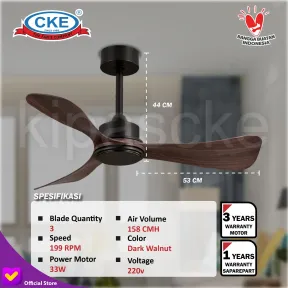 Ceiling Fan  3 cf_42_3bl_abs_blk_dw_all_10