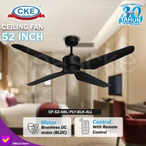 Ceiling Fan  1 cf_52_4bl_ply_blk_all_01