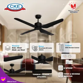 Ceiling Fan CF-52-4BL/PLY-BLK-ALL 2 cf_52_4bl_ply_blk_all_02