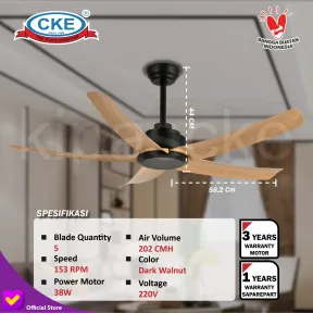 Ceiling Fan CF-54-5BL/ABS-BLK/LW-ALL 4 cf_54_5bl_abs_blk_lw_all_10