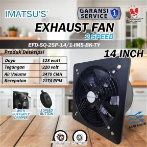 Exhaust Fan  1 efd_sq_2sp_14_1_ims_bk_ty_01