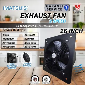 Exhaust Fan EFD-SQ-2SP-16/1-IMS-BK-TY 1 efd_sq_2sp_16_1_ims_bk_ty_01