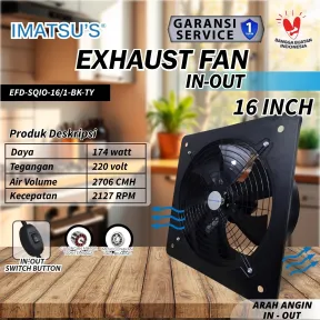 Exhaust Fan  1 efd_sqio_16_1_bk_ty_01