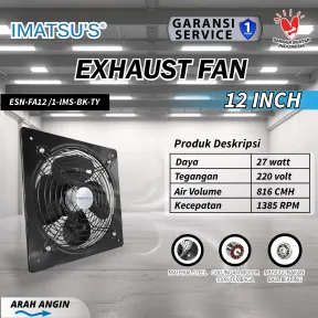 Exhaust Fan  1 esn_fa12_1_ims_bk_ty_01