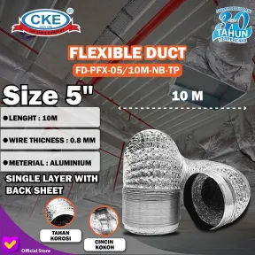 Flexible Duct FD-PFX-05/10M-NB-TP<br> 1 fd_pfx_05_10m_nb_tp_01