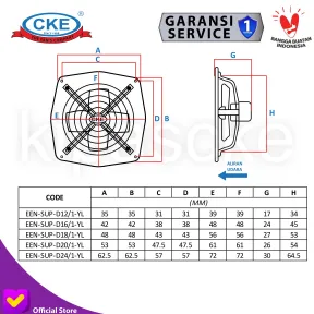 Exhaust Fan EEN-SUP-D16/1-YL 3 gambar_ke_3_07