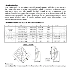 Exhaust Fan ESS-B12/1-YL 4 instalasi_produk_ess_b08_1_yl_w