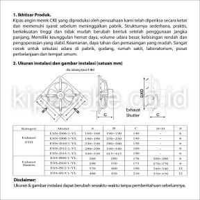 Exhaust Fan  3 ~item/2021/12/17/esn_d06_1_yl_3w