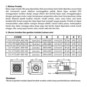 Ceiling Duct CD-KTD18B-BB-NB 3 ~item/2022/7/3/cd_ktd18b_bb_nb_3w